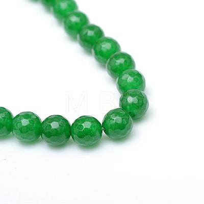 Natural White Jade Bead Strands G-R346-4mm-01-1