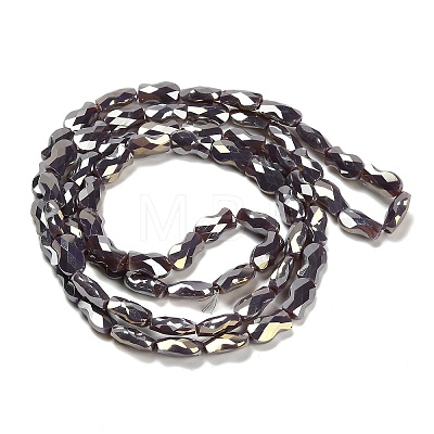 Electroplate Glass Beads Strands EGLA-P066-01A-AB01-1