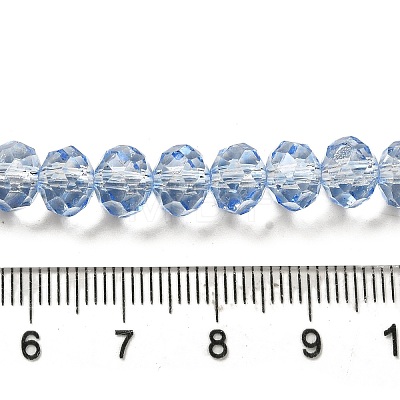 Transparent Baking Paint Glass Beads X1-DGLA-A034-T8mm-D13-1