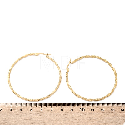 201 Stainless Steel Hoop Earrings EJEW-Q026-16G-D-1