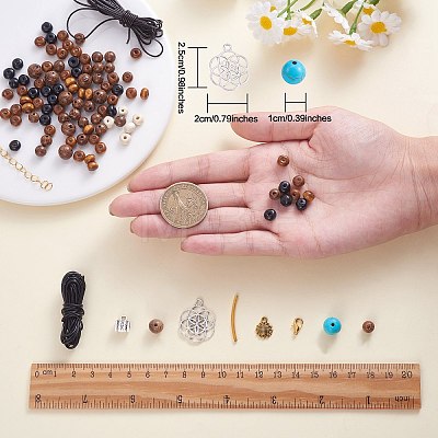 DIY Jewelry Bohemia Necklace Making Kits DIY-SZ0009-79-1