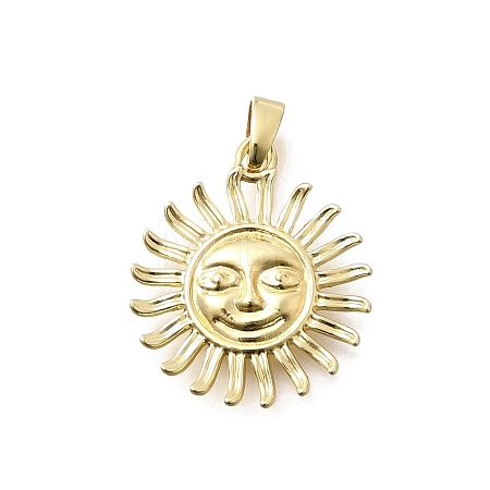 Brass Pendants KK-B187-02B-02G-1
