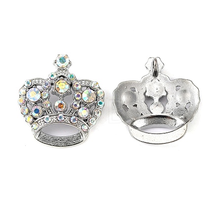 Rhinestone Pendants RSB453-7-1