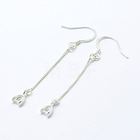 925 Sterling Silver Earring Hooks Findings STER-I014-27S-1