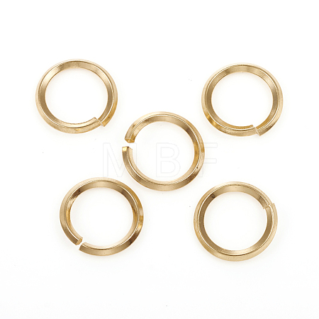 304 Stainless Steel Open Jump Rings X-STAS-G224-22G-06-1