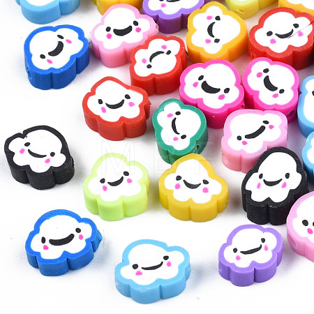 Handmade Polymer Clay Beads CLAY-N006-37A-01-1