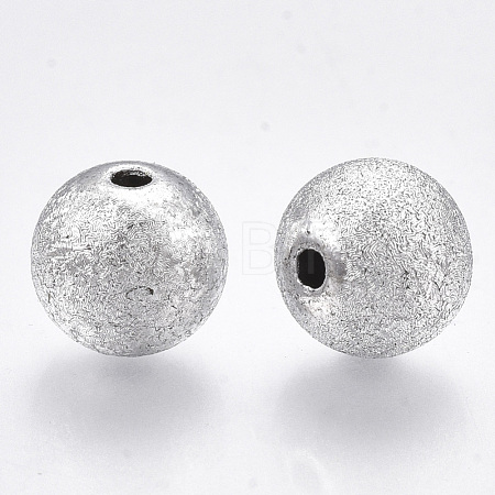 Plating Acrylic Beads OACR-S015-19-10mm-1