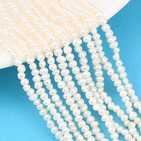 Natural Cultured Freshwater Pearl Beads Strands PEAR-D003-01C-01-1