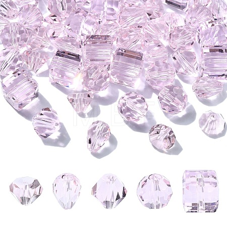 50Pcs 5 Styles Imitation Austrian Crystal Beads FIND-YW0004-71C-1