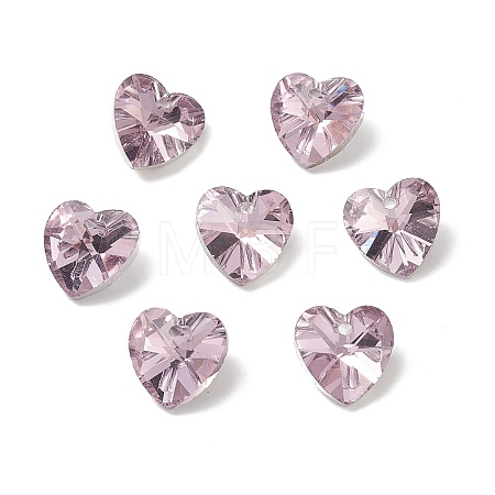 Faceted Glass Charms X-RGLA-L026-B11-1
