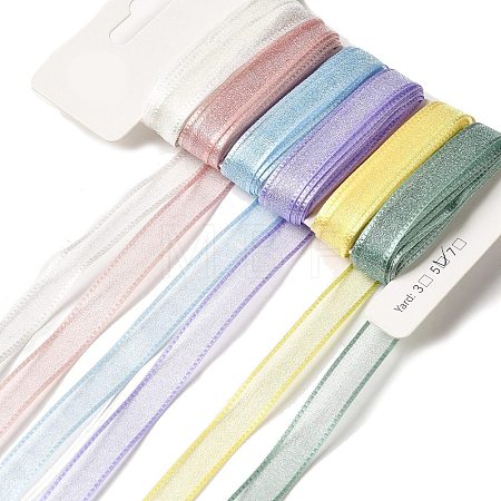 Polyester and Nylon Ribbon Sets DIY-Z029-01K-1