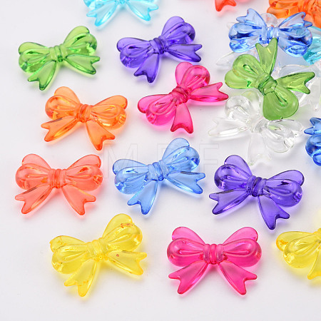 Transparent Acrylic Beads X-TACR-S154-56B-1
