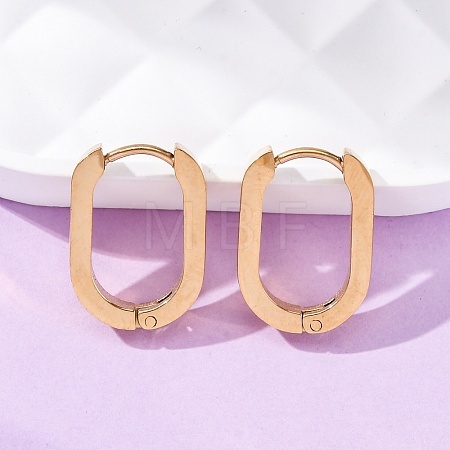 304 Stainless Steel Huggie Hoop Earrings STAS-H156-11A-G-1