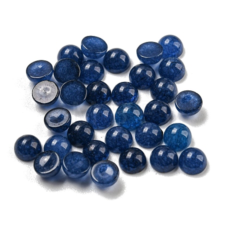 Natural White Jade Dyed Cabochons G-H309-03-31-1