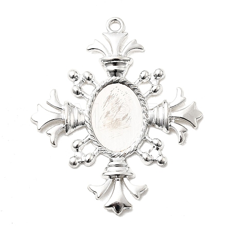 Alloy Cabochon Settings PW-WGAB9EB-12-1