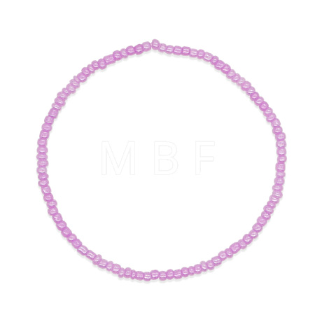 Glass Seed Beads Stretch Bracelets ZE8223-1-1