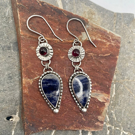 Alloy Enamel Dangle Earrings FS-WG6E131-18-1