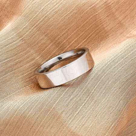 201 Stainless Steel Wide Band Finger Rings RJEW-K252-02D-P-1