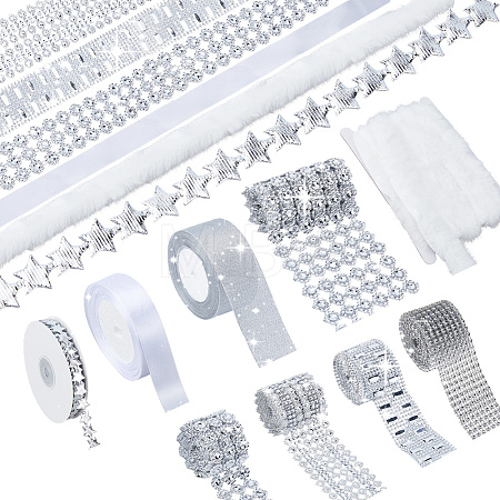 Polyester Star Ribbon Trim OCOR-DC0001-34-1