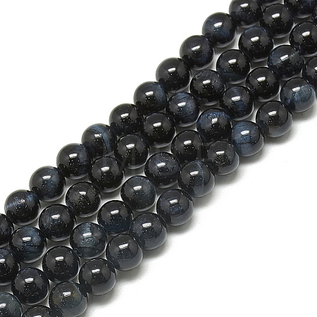 Natural Tiger Eye Beads Strands LS-G-S300-8mm-107F-1