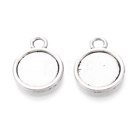 Tibetan Style Alloy Pendants Cabochon Settings PALLOY-N178-12AS-B-1
