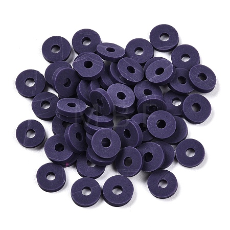 Handmade Polymer Clay Beads CLAY-R067-4.0mm-B04-1