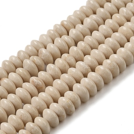 Natural Petrified Wood Beads Strands G-Z030-A27-01-1
