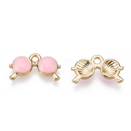 Eco-Friendly Zinc Alloy  Pendants ENAM-R051-05-03G-NR-1