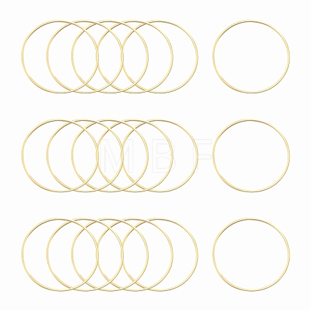 Brass Linking Rings X-KK-Y003-03L-G-1