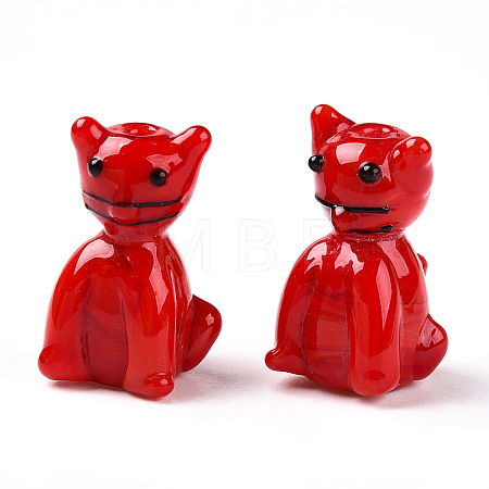 Handmade Lampwork Beads LAMP-T021-19C-1