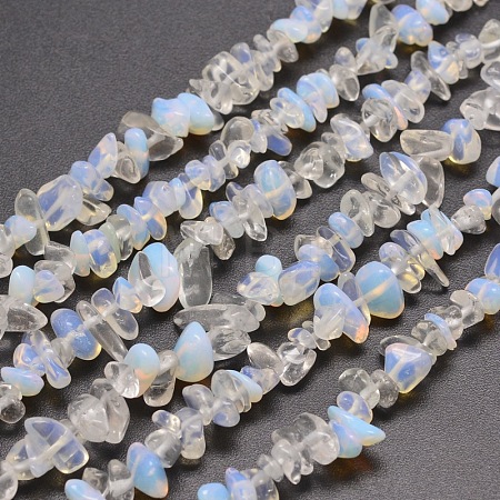 Opalite Chip Bead Strands X-G-M205-33-1