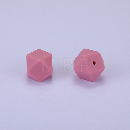 Hexagonal Silicone Beads SI-JX0020A-78-1