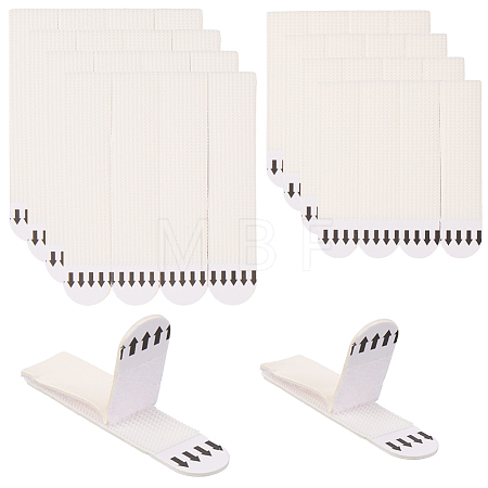 2 Sets 2 Styles Removable Plastic & Traceless Glue Hook and Loop Fastener DIY-CN0003-18-1