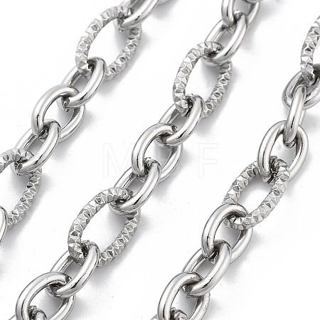 304 Stainless Steel Link Chains CHS-U002-01P-1