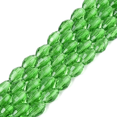 Transparent Glass Beads Strands GLAA-N071-01A-A10-1
