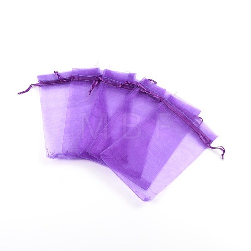 Organza Gift Bags with Drawstring OP-R016-10x15cm-20-1