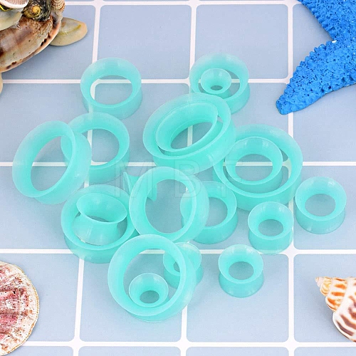 10 Pairs Silicone Ear Gauges WGCF9F6-27-1