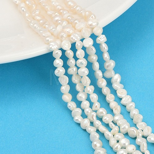 Natural Cultured Freshwater Pearl Beads Strands PEAR-P064-19B-04E-1