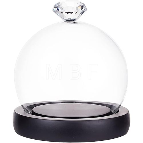 Glass Dome Cover ODIS-WH0002-26B-1