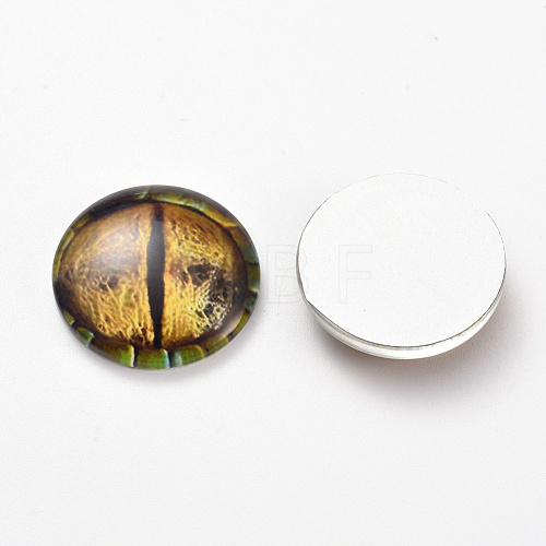 Glass Cabochons GLAA-WH0015-22C-06-1