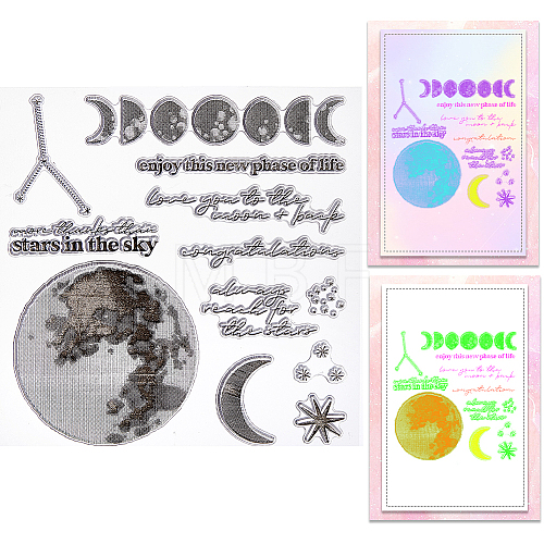 Clear Silicone Stamps DIY-WH0504-64C-1