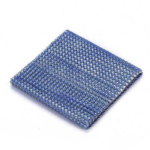 24 Rows Plastic Diamond Mesh Wrap Roll DIY-L049-05C-1