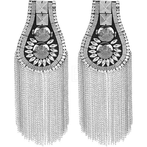 Detachable Iron Tassel Epaulettes FIND-FH0005-47P-1