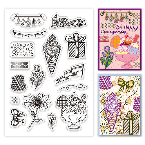 Custom PVC Plastic Clear Stamps DIY-WH0448-0128-1