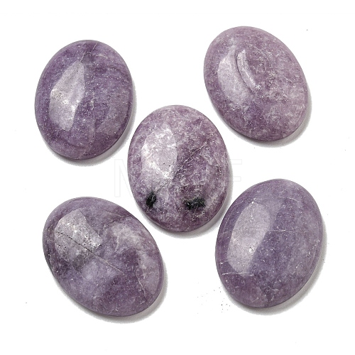 Natural Lepidolite Cabochons G-C115-01B-42-1