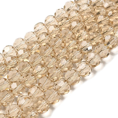 Transparent Glass Beads EGLA-A035-T10mm-D22-1