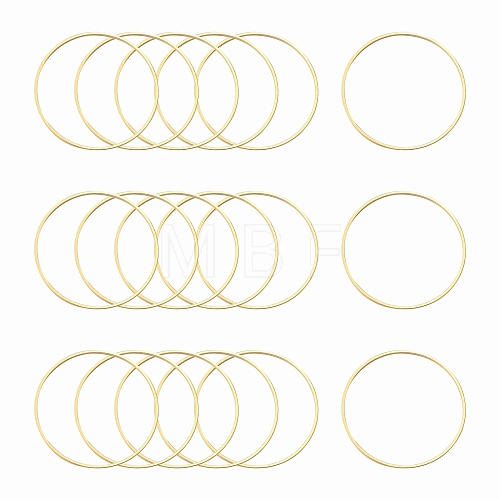 Brass Linking Rings X-KK-Y003-03L-G-1