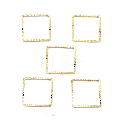 Brass Beads Frames KK-M288-01G-D-1