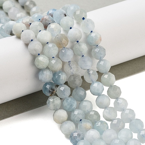 Natural Aquamarine Beads Strands G-L587-A02-05-1