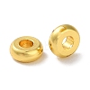 Rack Plating Brass Spacer Beads KK-F090-17G-01-1